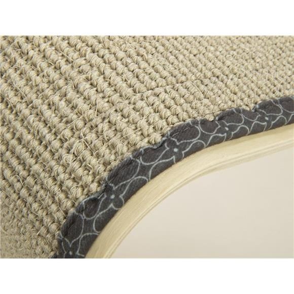 Sisal Angle Cat Scratch Ramp, Includes Catnip - Natural, One Size, Tan - Picture 4 of 7